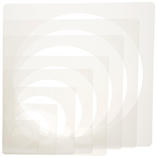 8pcs large circles template - 8pcs,
