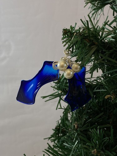 Blue handmade unusual holly - 1,