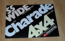 Daihatsu Brochure 1980 Charade 55 Van Pick Up 4X4 Rare