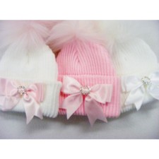 NEWBORN BABY GIRL FUR BOBBLE &