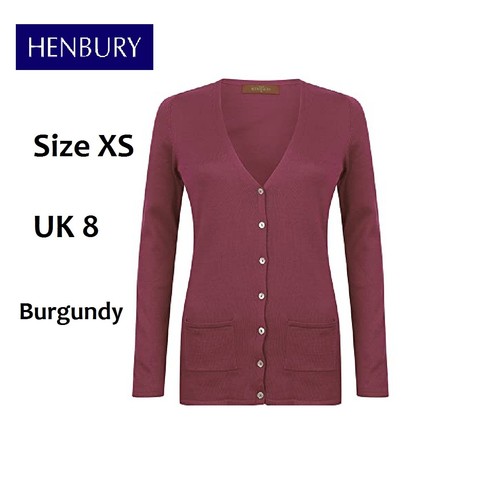 Ladies new henbury h723 neck - new, v