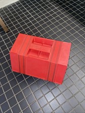 “Rolykit” Red Vintage Roll Up Tool Box Sewing - Crafts Storage Box