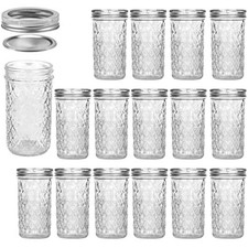 Mason Jars 12 OZ, Canning Jars