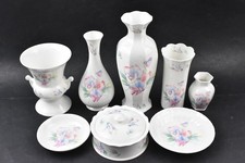 Aynsley China X 8 Little Sweetheart Vases Plates Trinket Boxes & More
