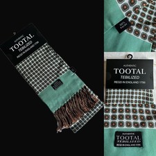 Tootal Vintage Mod Scarf, Jade, MOD, Retro, BNWT