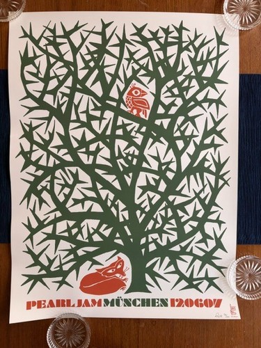 Pearl jam poster munich june - jam,