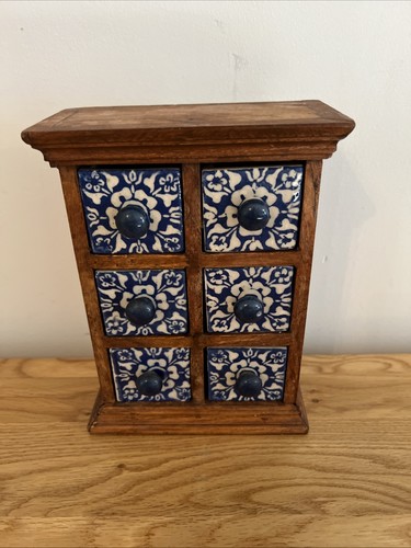 Vintage mango wood ceramic - mango,