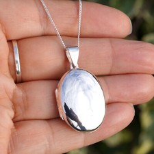 925 Sterling Silver Oval Flat