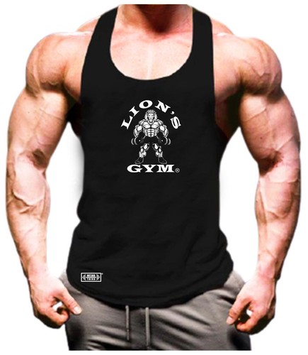Lion gym vest clothing - gym,