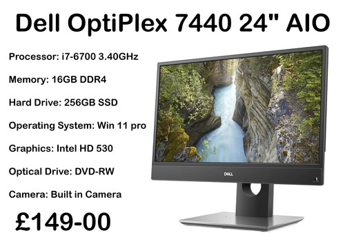 Dell optiplex 7440 aio - optiplex, 24"