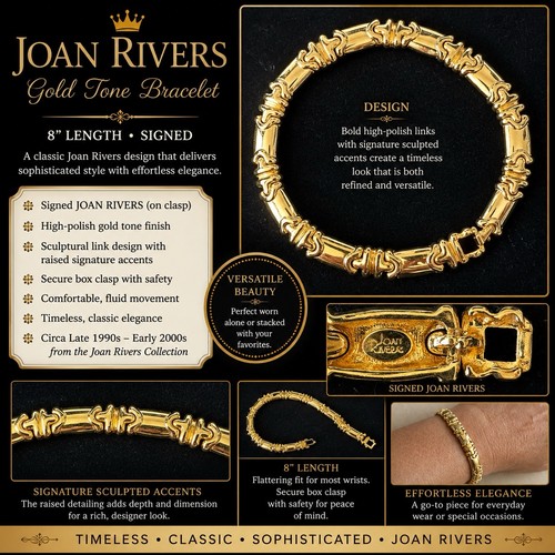 Joan rivers gold tone - joan,