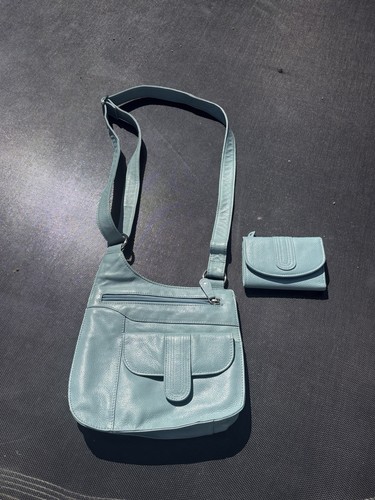 Leather hotter cross body bag - leather,