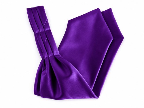 Men satin ascot - satin, under