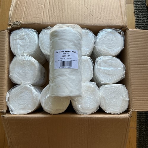 Cotton wool roll large 500g - roll,