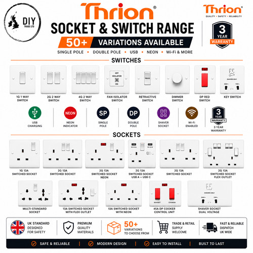 Thrion white light - light, switch