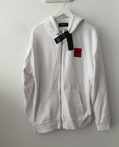 Replay men white logo - replay,