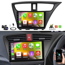 9 For Honda Civic 12-17 CarPlay 2+32G Android 15 Car Stereo Radio WiFi GPS Cam