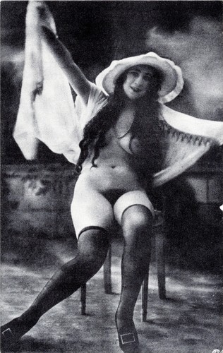 Vintage 1920 french risque - french,