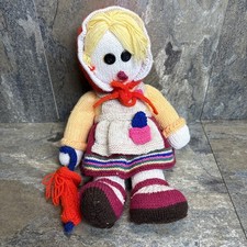 Hand Knitted 16 Inch Rag Doll