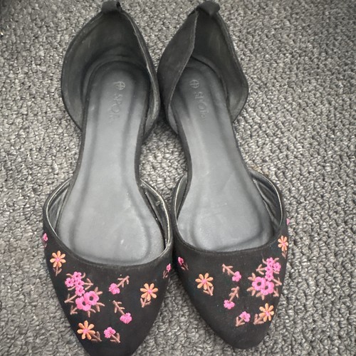 Flat flower ballet - flat, shoes