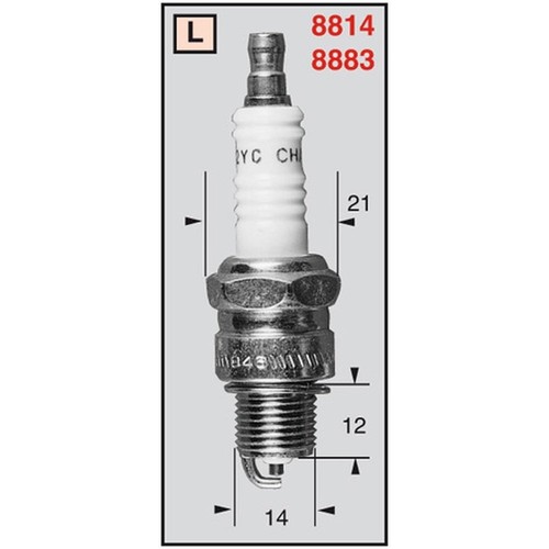 Champion l78c candle - champion, removable