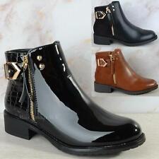 Womens Buckle Work Office Low