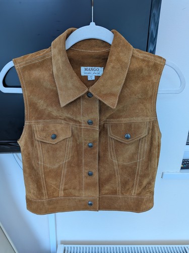 Ladies suede waistcoat - ladies,
