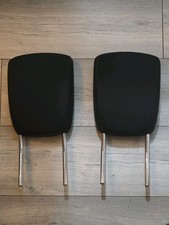 Toyota IQ Mk1 KGJ10 Rear Head rests Headrest  Black Fabric 