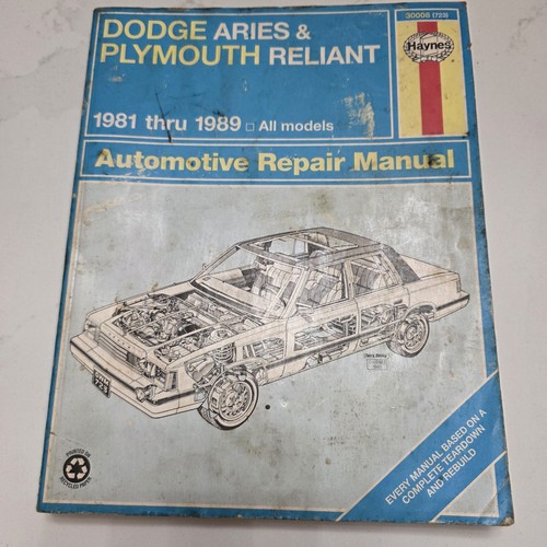 Dodge aries and plymouth - aries,