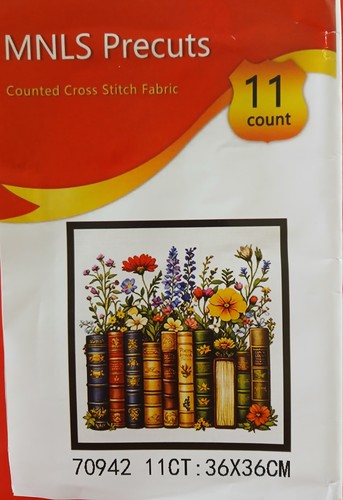 Printed cross stitch kit - cross,