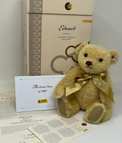 Steiff edward teddy bear - edward,