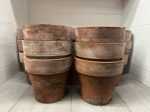 Vintage terracotta pot 5cm - terracotta,