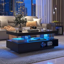 LED High Gloss Lift Top Coffee