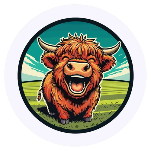 Cute highland cow - highland,