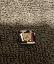 New Gold French Bulldog Italian Charm Fits 9mm Classic Nomination Bracelet