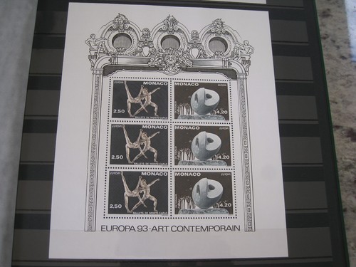 Monaco mnh 1993 - m/s, europa