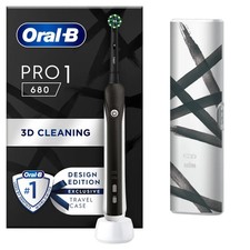 ORAL B CrossAction PRO 1 680 Electric Toothbrush - Black 