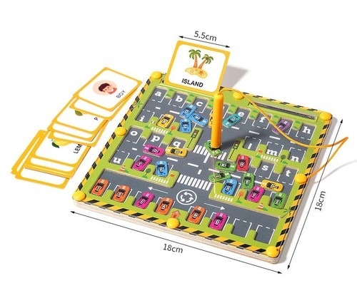 Car park montessori toys - car,