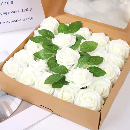 25pcs artificial flowers fake - artificial, flowers,