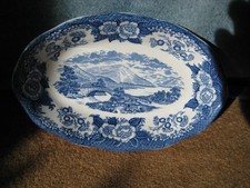 2 enoch wedgwood tunstall ltd lochs of scotland oval dishes