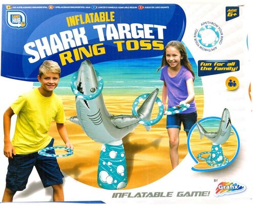 New inflatable shark ring - ring, toss