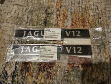 VINTAGE NEW JAGUAR XJS XJ12 V12 ENGINE INLET MANIFOLD SCRIPT BADGE TOP PLATES