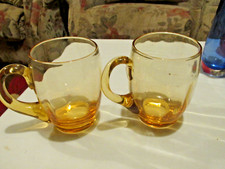 Whitefriars mugs Amber ribbed