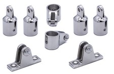 Bimini kit STRAIGHT stainless steel boat cover canopy sprayhood fitting tubing