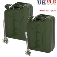 2X20L Jerry Can Metal Army