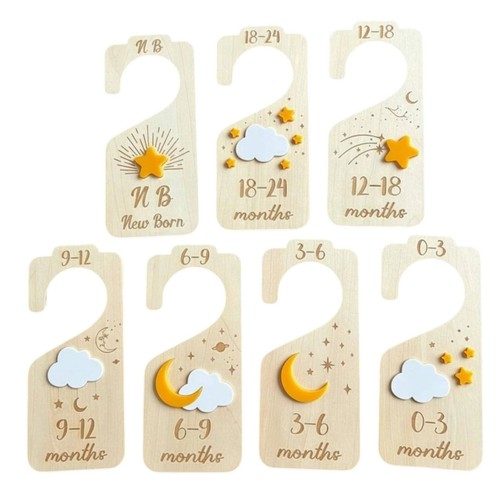 Pieces wooden baby closet - 7,