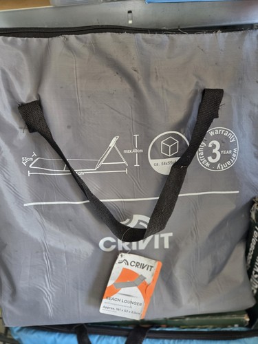 Crivit beach chair with - crivit,