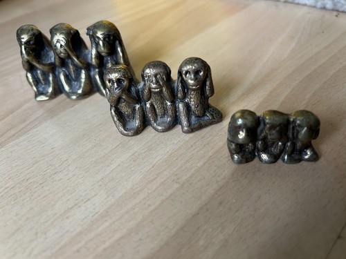 Vintage brass three - brass,