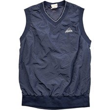 Adidas Vest Large Mens Blue Polyester Vintage Adidas Golf Lightweight Sleeveless