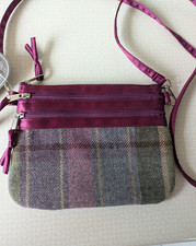 Tartan TWEED POUCH Earth